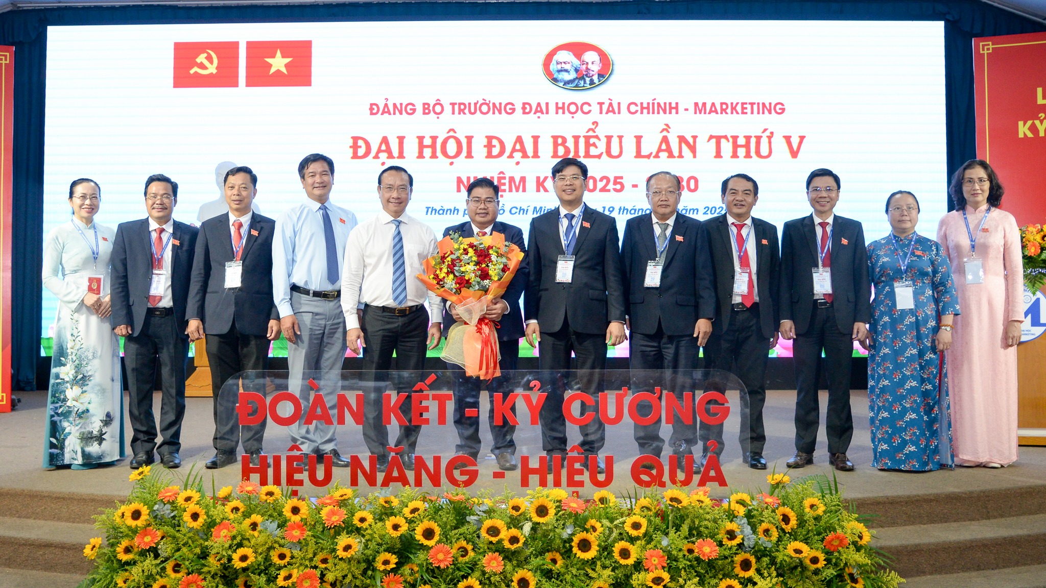 ĐẠI HỘI ĐẠI BIỂU ĐẢNG BỘ TRƯỜNG ĐẠI HỌC TÀI CHÍNH – MARKETING LẦN THỨ V, NHIỆM KỲ 2025–2030 
